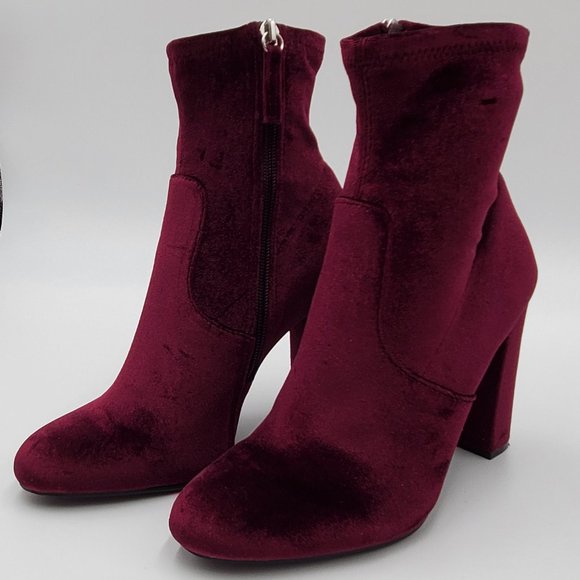 Steve Madden Shoes - Steve Madden Velvet Sock Ankle Booties - Host Pick
